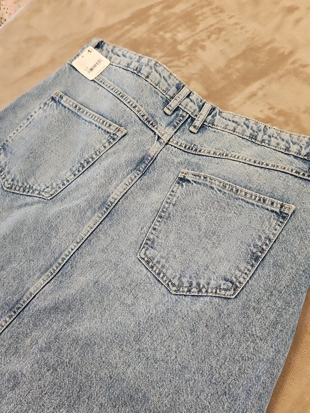 Free People Come As You Are Denim Jean Skirt - Picture 10 of 13